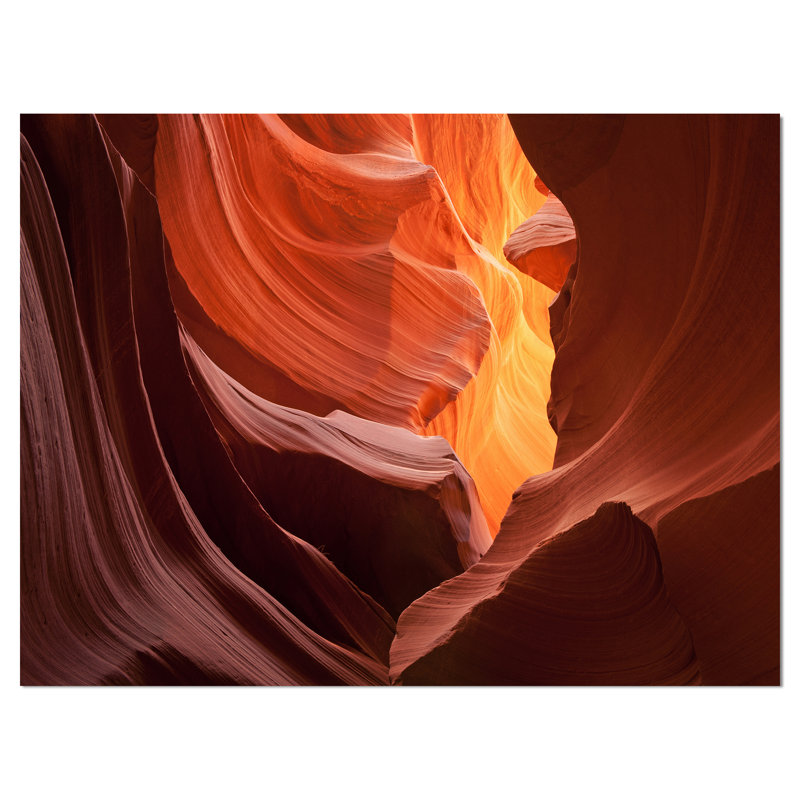 « lower antilope slot canyon », impression, H 20 po x l 20 po x P 1 po, Toile tendue