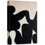 Art mural abstrait sur toile géométrique - blocs de couleur noire, reproduction d'art moderne pour le salon, la chambre à coucher ou le bureau-120231984-120231985-120231988