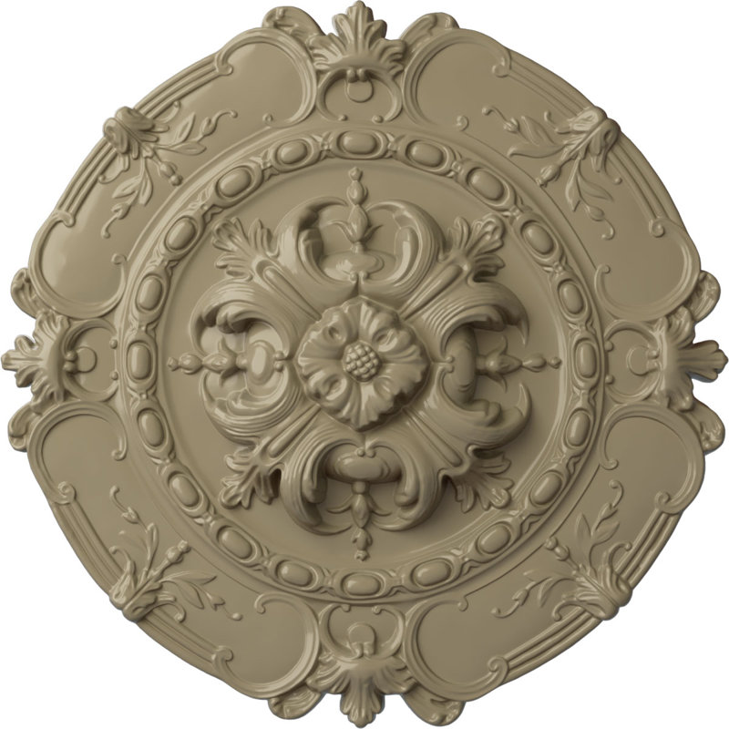 Médaillon de plafond Endurathane Southampton, DO 16 1/2 po x P 2 3/8 po, Désert de Gobi