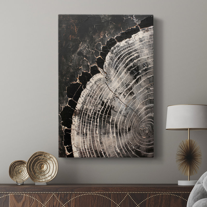 ABSTRACT Series CCIII -Custom Wrapped Gallery Cavas, 27" H x 18" W