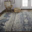 Palomar Wool Oriental Area Rug in Blue-1444126932
