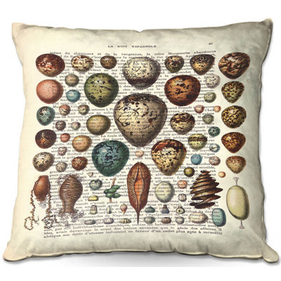  Couch Eggs Throw Pillow