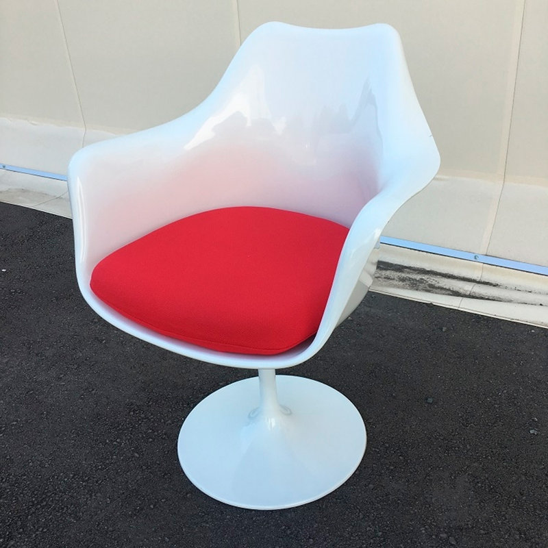 Peony Arm Chair, Red, 1