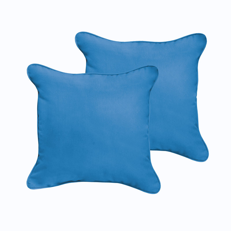 Coussin intérieur / extérieur Stella Spa Sunbrella, H 16 po x l 16 po x P 6 po, Tissu capri Sunbrella