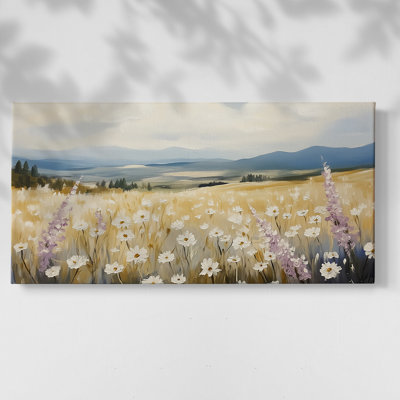 Série paysage - CXVI - Toile tendue avec châssis encadré - Prêt à être accroché