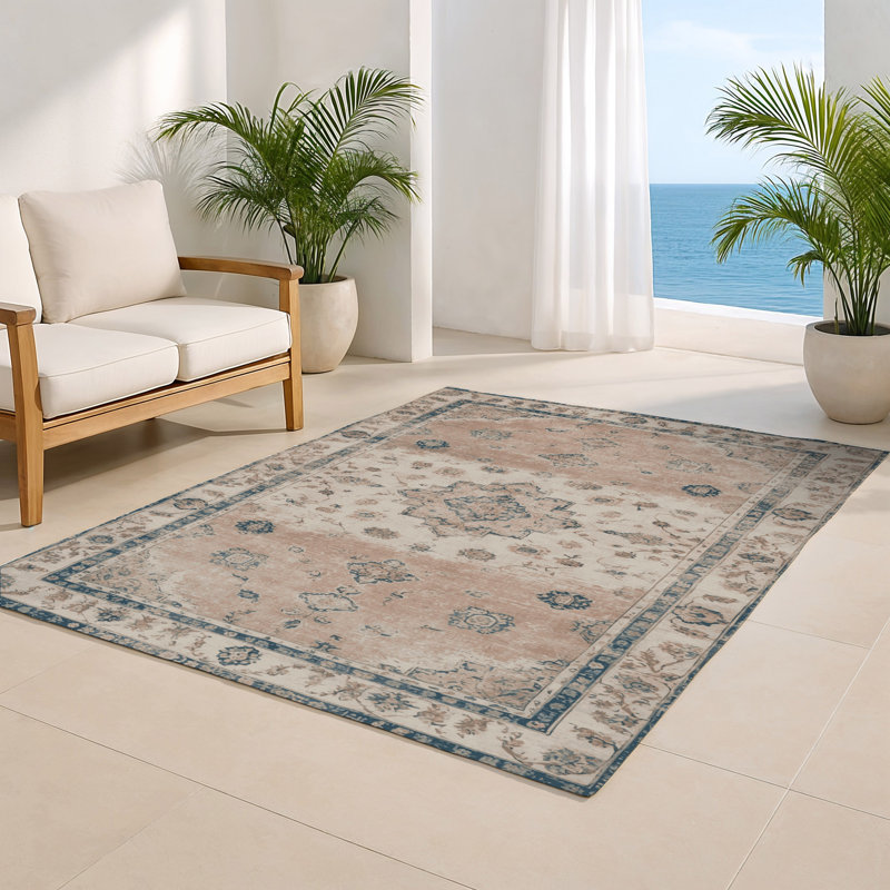 Overdyed Gray Indoor and Outdoor Area Rug, Rectangle 8' x 10'