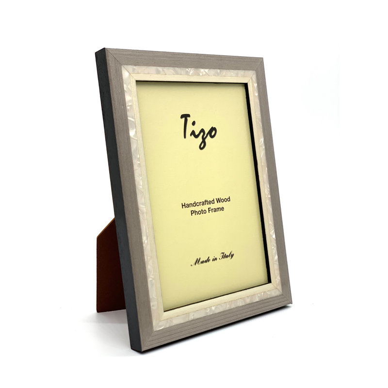 Wood Picture Frame, 5" x 7", Gray