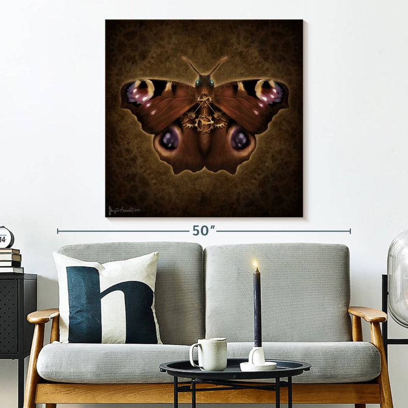 Papillon paon Bramp Steampunk II, H 33 po x l 33 po