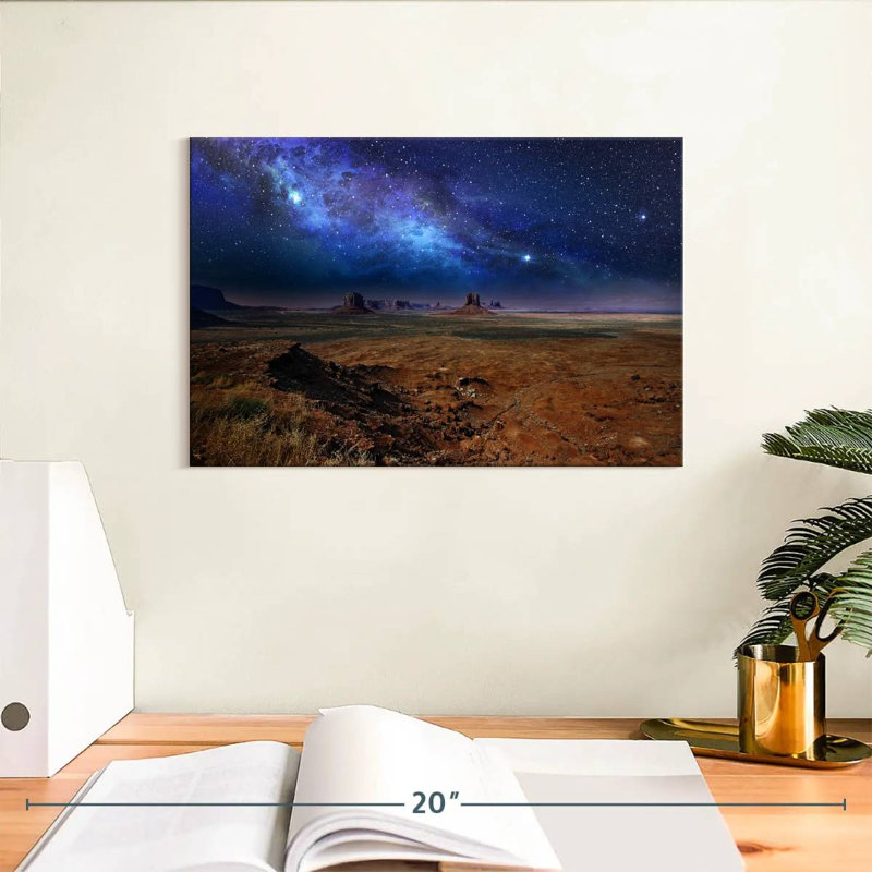 Alvord Starlit Monument Valley, H 8 po x l 12 po