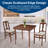 Stakmore Scalloped Edge 32" Folding Card Table, Fruitwood Finish-11297250