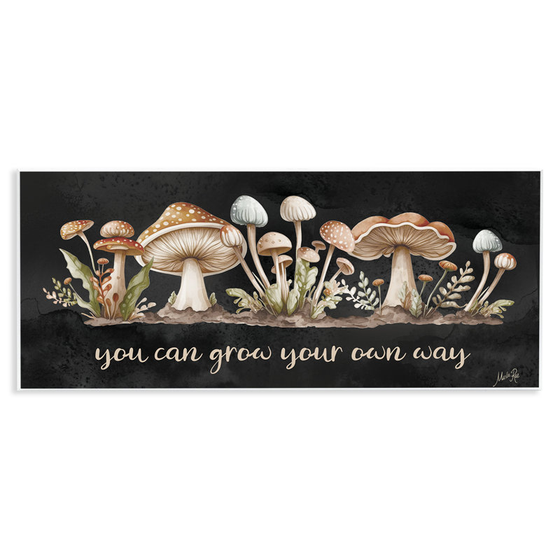 Plaque murale Grow Your Own Way, design par Marla Rae
