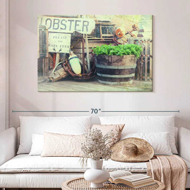 Ravi Lobstering, 32" H x 48" W