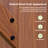 Florence 11 ft. W x 11 ft. D Wood Grain Aluminum Pergola in Canadian Cedar with Convertible Canopy-1375329022