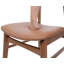 Chaises d'appoint de salle à manger rembourrées modernes avec dossier courbé et pieds en bois massif pour la salle à manger / salon-1496200546