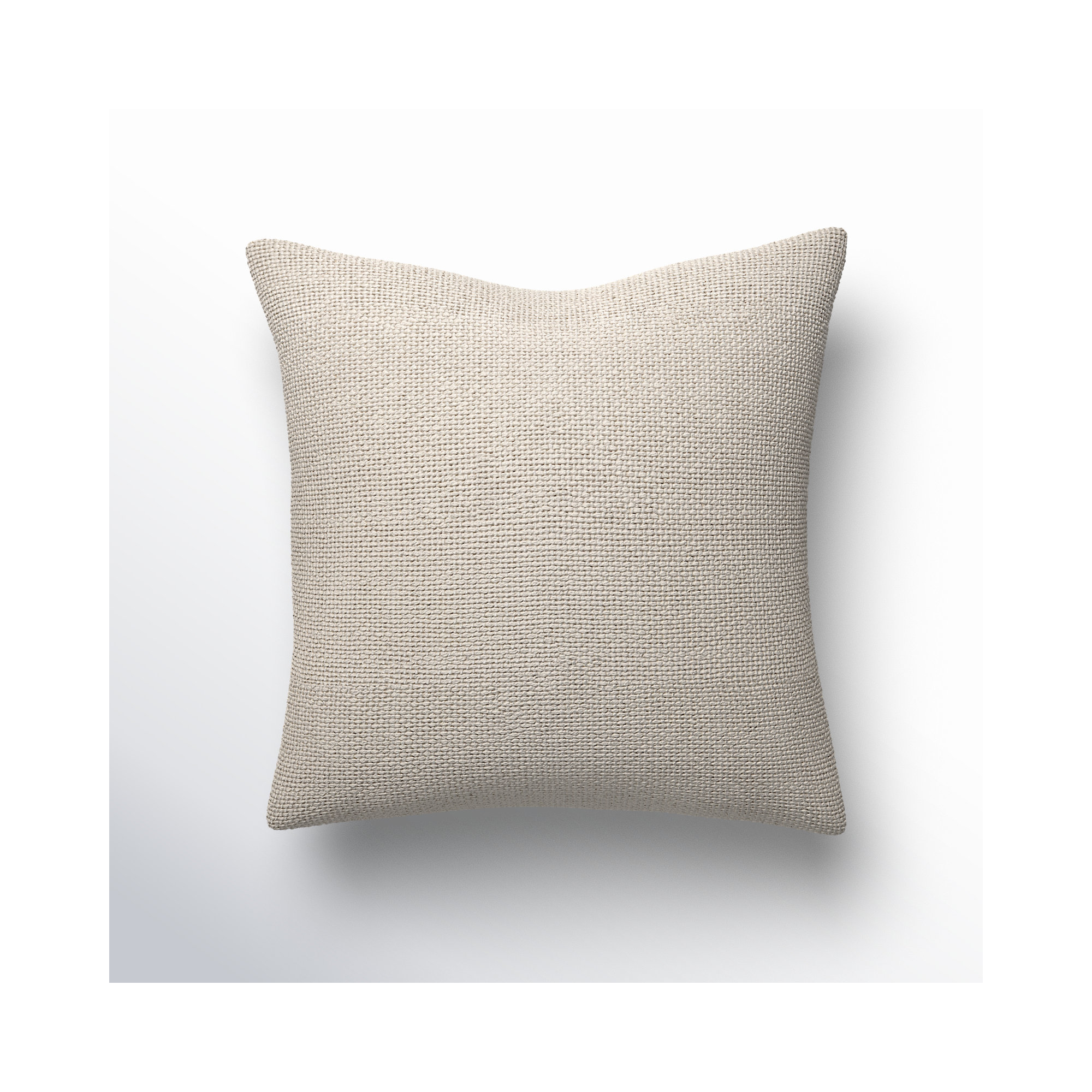 Keri Lumbar Throw Pillow, Pillow Cover Only - No Insert, Cream, 22" x 22"
