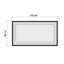 Bodaway Wood Framed Wall Mounted Accent Mirror in Black/Brown-289242087