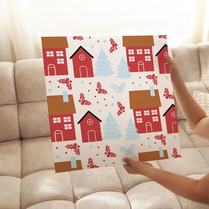 Motif de vacances de Noël VI, reproduction d'art moderne sans cadre