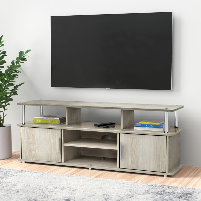 Edwin Unfinished TV Stand for TVs up to 60", Ice White