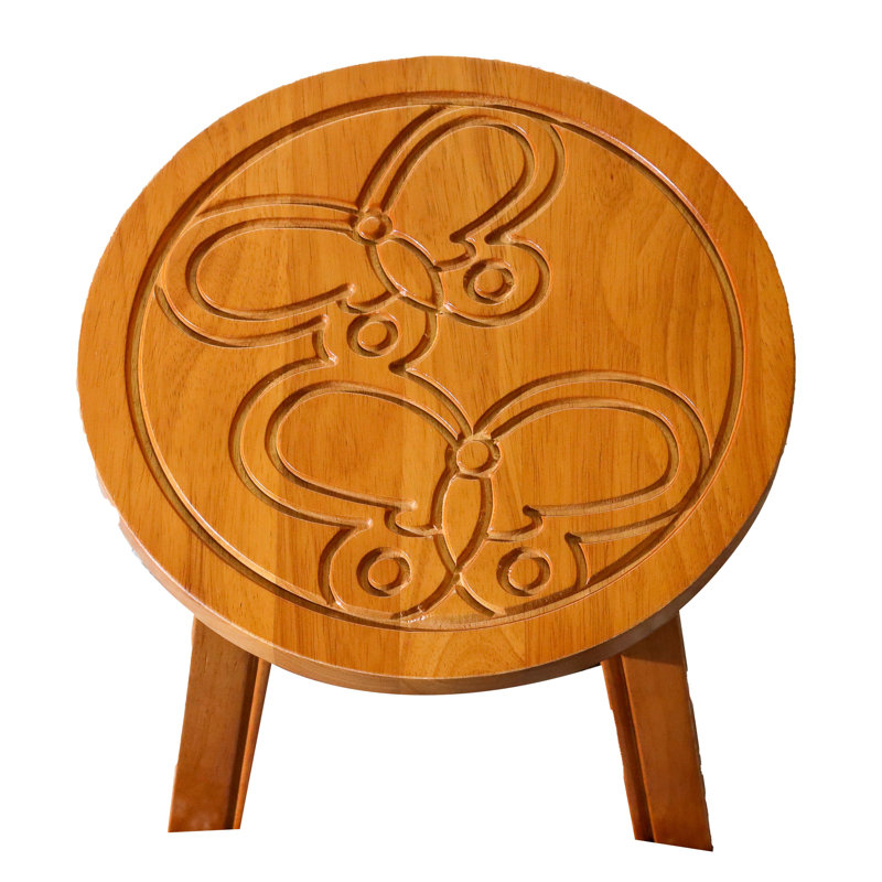 Escabeau en bois Jacqueline, Brun