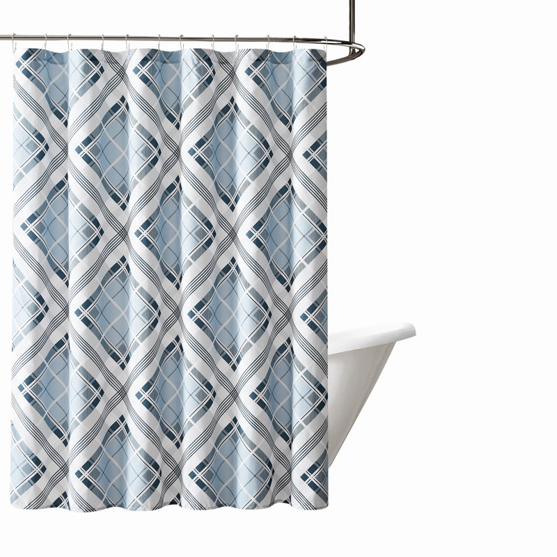 Truly Soft Lars Plaid Shower Curtain