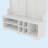 Modern Hallway Hall Tree With Metal Hooks And Storage Space, Multi-Functional Entryway Coat Rack With Shoe Cubbies-1858533949