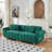 " modern 3-seater flannelette sofa | spring-wrapped cushions | stylish metal feet | 4 throw pillows | living room & bedroom-1476217122