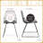 Adore Decor Vivi Boho Modern Eclectic Cafe Wire Metal Chair for Kitchen or Dining Room-1243377508