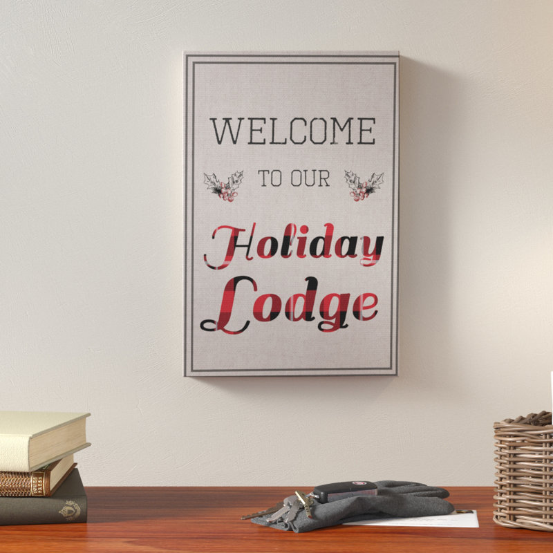 « welcome to the preproduction des vacances », art textuel, H 20 po x l 16 po, Toile tendue