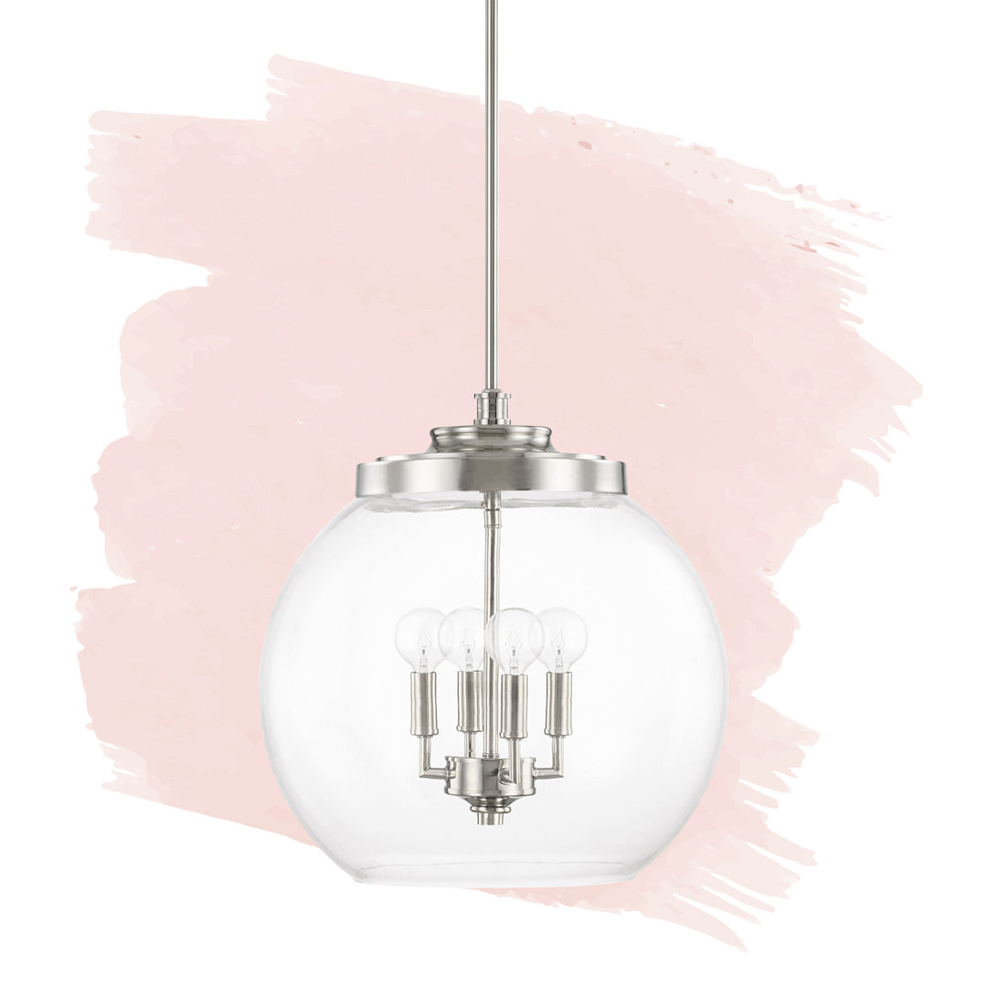Warrenton 4 - Light Dimmable Globe Chandelier Wade Logan®