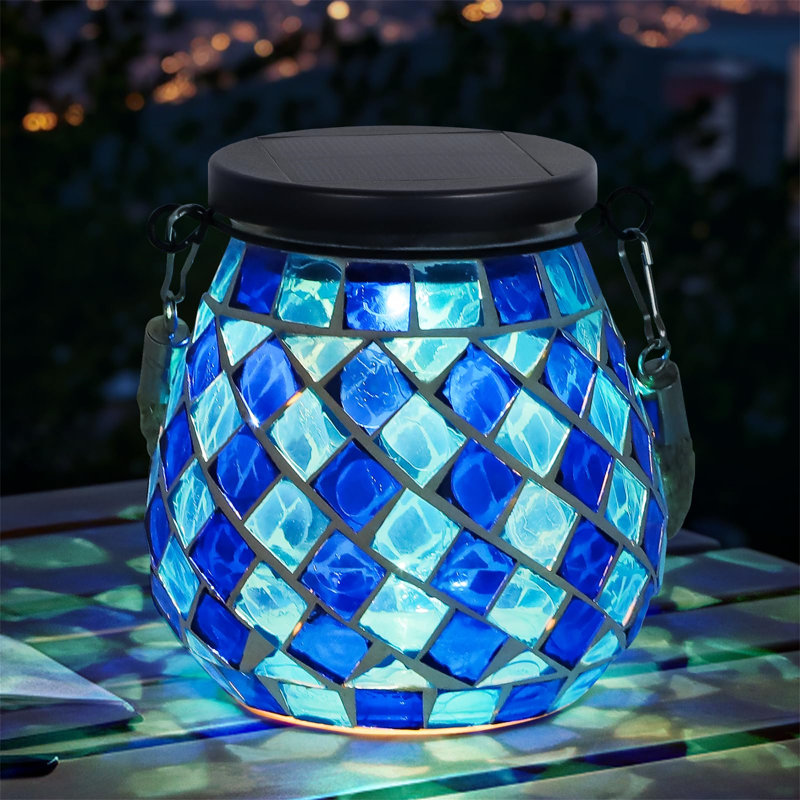 Ericka Solar Powered Outdoor Lantern