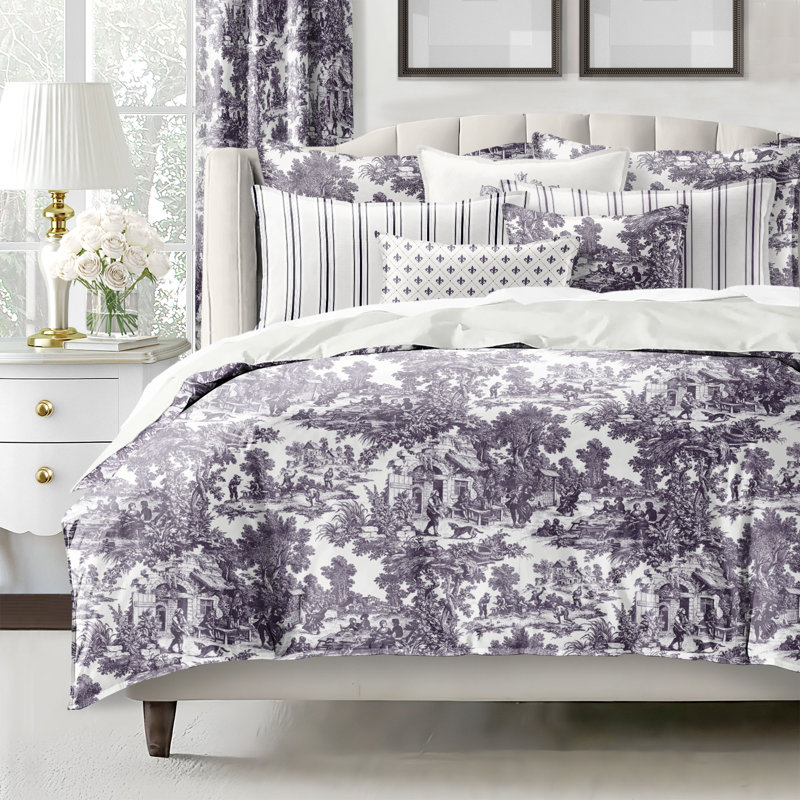 Ensemble de couvre-lit en coton Au Village Toile, Couvre-lit grand + 7 pièces supplémentaires