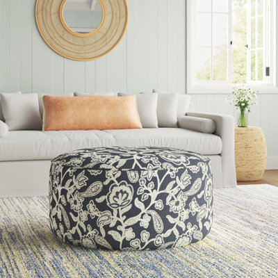 Kelvin Floral Cocktail Ottoman by Sand & Stable