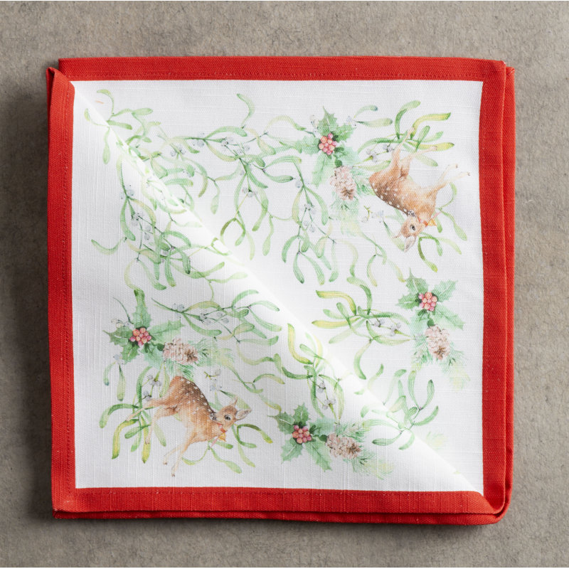 Maison d'Hermine  Christmas Tradition 100% Cotton Napkins - 20" x 20"