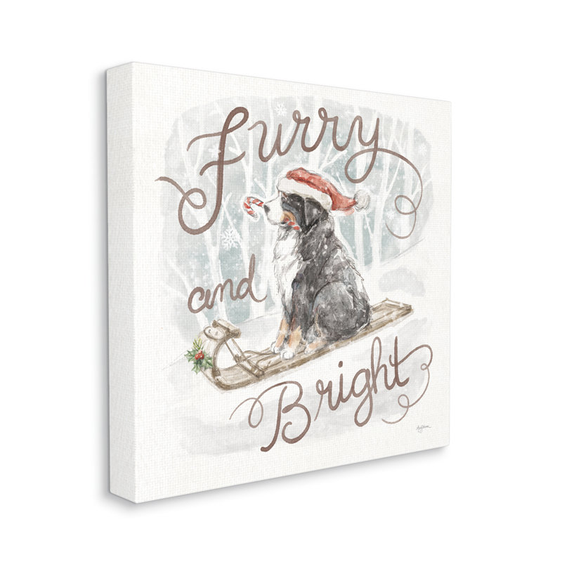 Furry & Bright Dog, H 17 po x l 17 po x P 1,5 po