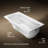 Mariposa 72" x 36" Drop In Soaking Acrylic Bathtub-6952500-89286560