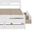 Platform Bed with Storage Headboard And 8 Drawers-99950771-113013014