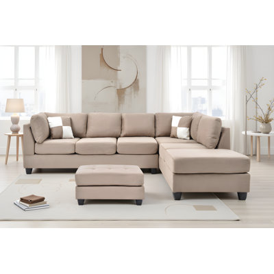 Radwa Sectional with Ottoman