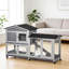 Cage mobile pour animaux, clapier en bois-123829756