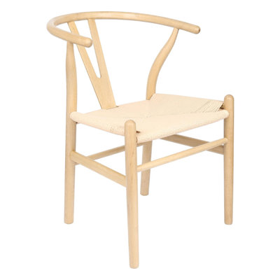 Carlos 73.5 cm H Solid Wood Armchair in Brown
