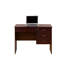 Bureau d'écriture avec tiroirs verrouillables, panneau de particules et panneau de fibres à densité moyenne, finition acajou, poste de travail compact à domicile, 39,5 po x 19,75 po-130088464