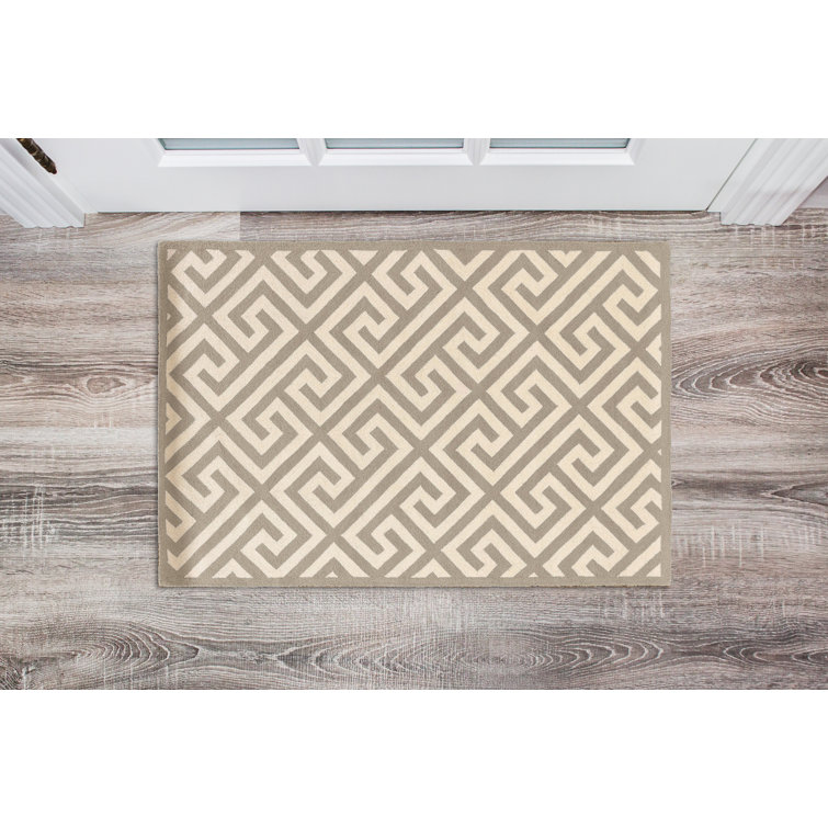 Wool Geometric Indoor Rug