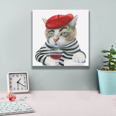 'Cattitude 3' by Myles Sullivan Canvas Wall Art