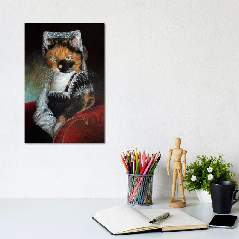 Lady Pishi by Melinda Copper - Wrapped Canvas Print, 30.48cm H x 20.32cm W x 1.91cm D