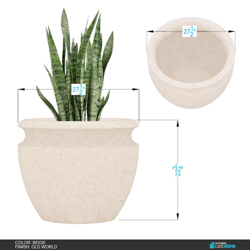 Jardinière Zoe, Beige de l'Ancien Monde