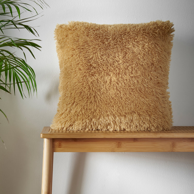 Cuddly Cushion with Inner, Ochre