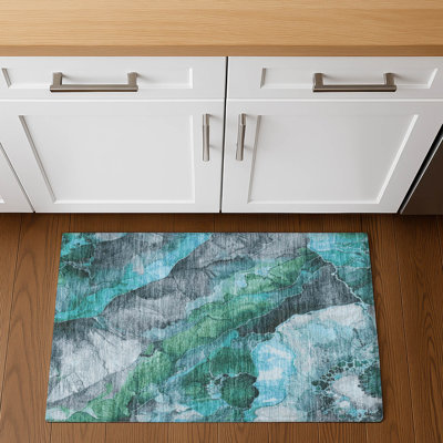Tapis floral de qualité supérieure lavable à la machine Chelston AMF1864