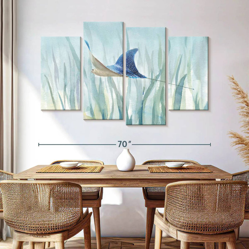 Undersea Ray, 42" H x 68" W