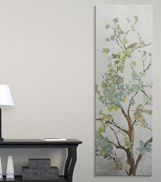 Anjellica Sage Branch I 'Asia Jensen, reproduction d'art, H 36 po x l 12 po x P 1,5 po, Toile