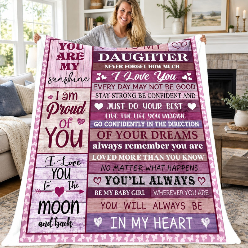 Couverture pour fille 1pc Fille, L 40 po x H 50 po