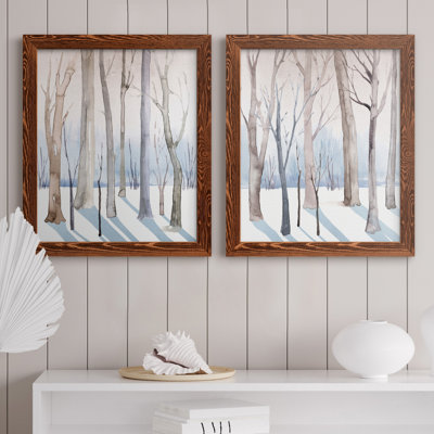 «Woodland Whisper I», ensemble de 2 reproductions d'art sur toile